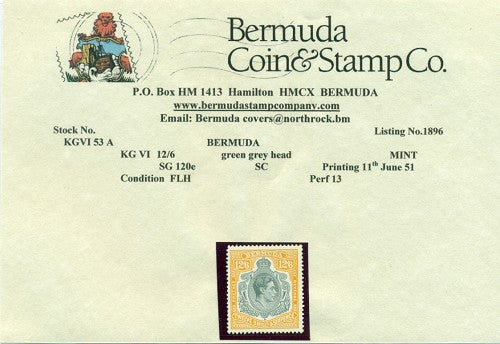 12/6  Eleventh printing June 1951 -KGVI 53a