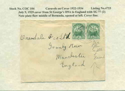 Caravels on Cover 1910-22, 104