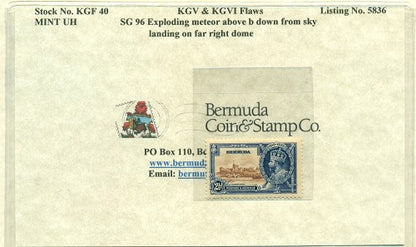 KGV & KGVI Flaws, Exploding meteor -KGF40