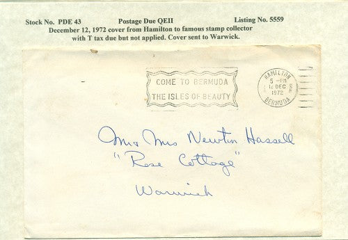 Postage Due QEII PDQ 43
