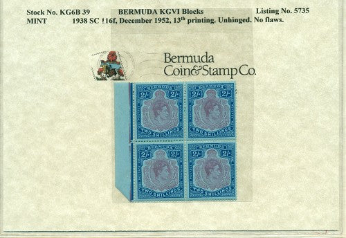 Block of KGVI KG6B 39