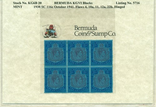 Block of KGVI KG6B 20