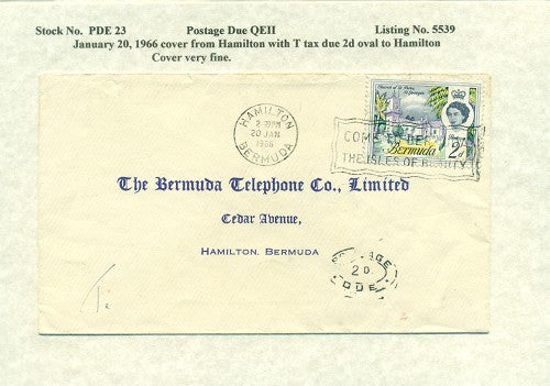 Postage Due QEII PDQ23