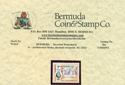 1c Architecture overprint