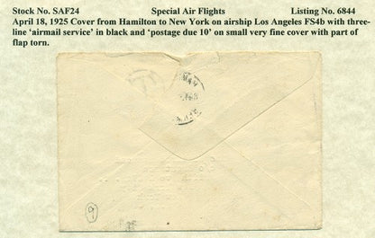 Special Air Flights 4/18/1925 SAF 24