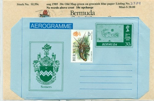 1985 Aug 30c plus 10c upcharge Air Letter