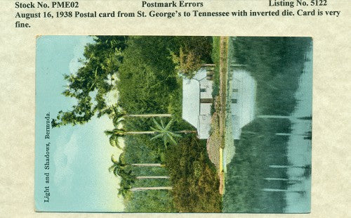 Postmark Error August 16, 1938