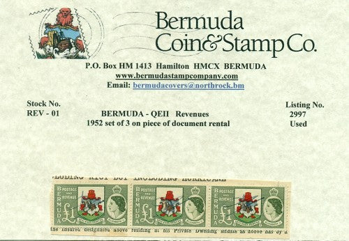 1952 Set of 3 on piece