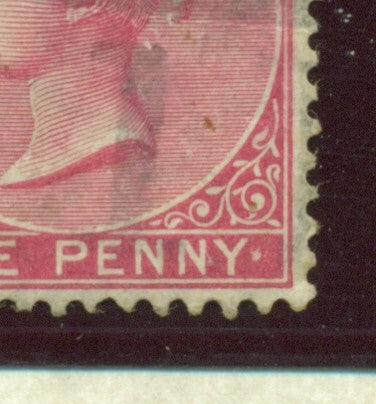 Queen Victoria Flaws Dot after 'y' SG-24a QVF 61