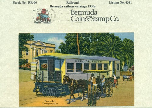 Railroad -Bermuda Railway Carriage 1930s