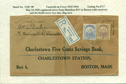 Caravels on Cover 1910-22, 98
