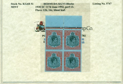 Block of KGVI KG6B 51
