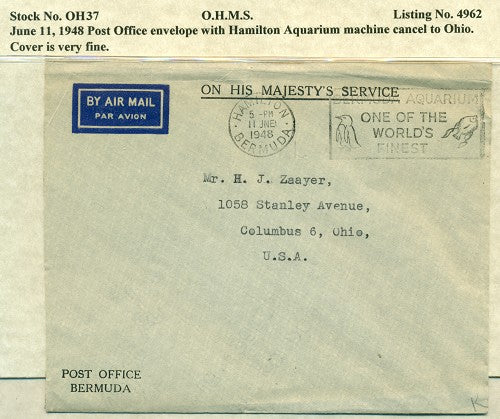 OHMS BDA P.O. June 11, 1948