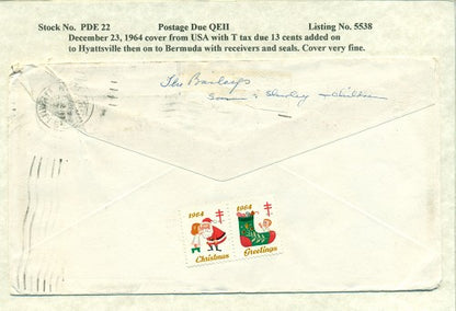 Postage Due QEII PDQ22