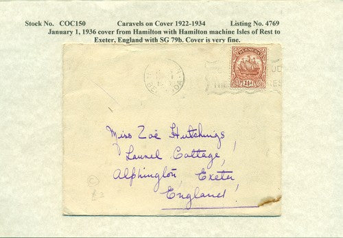 Caravels on Cover 1910-22, 150