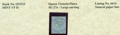 Queen Victoria Flaws Large earring SG-27a QVF 33