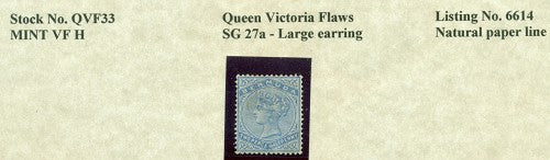 Queen Victoria Flaws Large earring SG-27a QVF 33