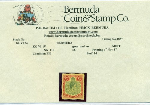 5/-  First printing November 1937