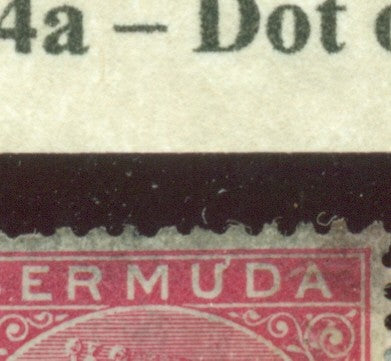 Queen Victoria Flaws Dot over 'u' and 'a' SG-24a QVF 63