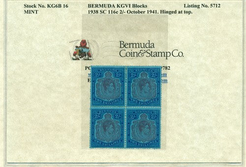 Block of KGVI KG6B 16
