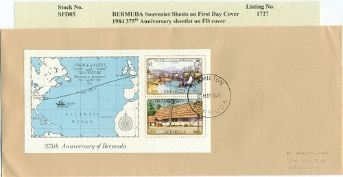 Souvenier sheet - 375th Anniversary
