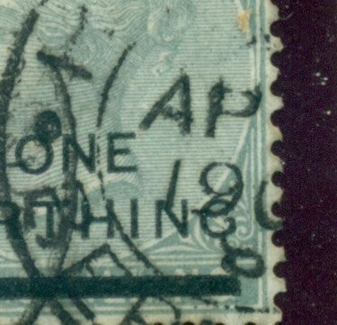 Queen Victoria Flaws Broken 'g' SG-30b QVF 78