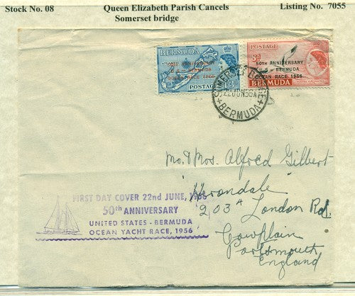 QEII Parish Cancels on Cover Somerset bridge PCC08