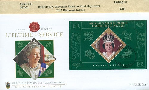Souvenier sheet - 2012 Diamond Jubilee