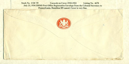 Caravels on Cover 1910-22, 59