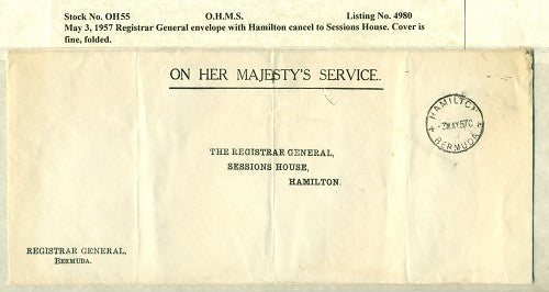 OHMS Registrar General May 3, 1957