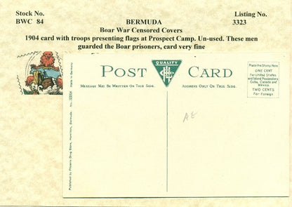 1904 troops card at Prospect
