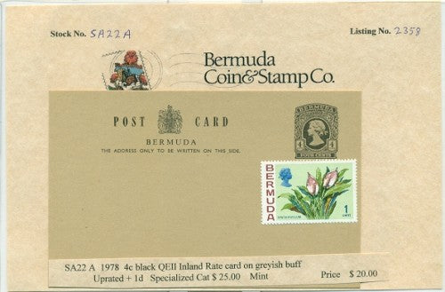 1978 QE2 4d  uprated card