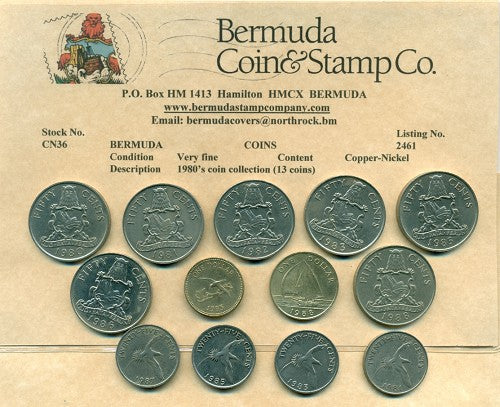 1980's Bermuda Coin Collection