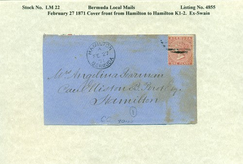 Local mail February 27, 1871