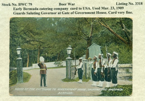 The Bermuda catering co. Contingent 1904 postcard