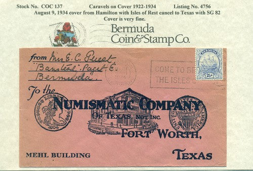 Caravels on Cover 1910-22, 137