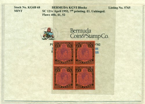 Block of KGVI KG6B 68