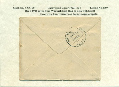 Caravels on Cover 1910-22, 90
