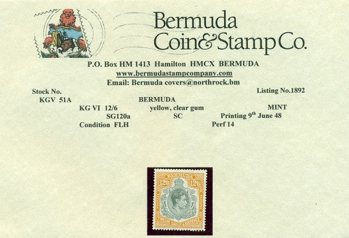 12/6  Ninth printing June 1948 -KGVI 51a