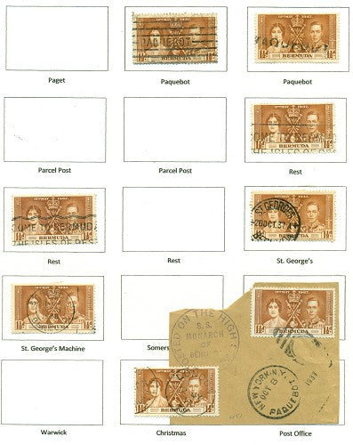 KGV & KGVI Cancels 1937 KGVI Coronation KGX 08