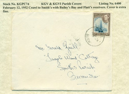 KGV & KGVI Parish Covers Crawl February 12, 1952 KGPC 74