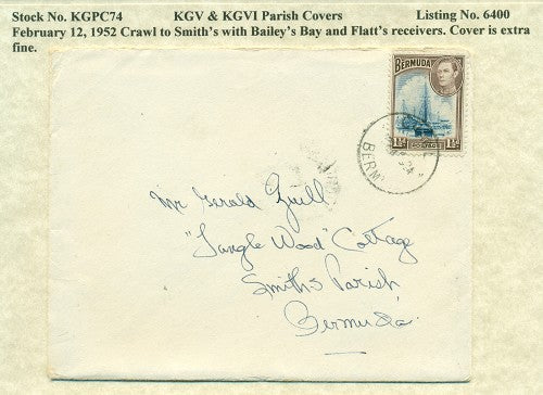 KGV & KGVI Parish Covers Crawl February 12, 1952 KGPC 74