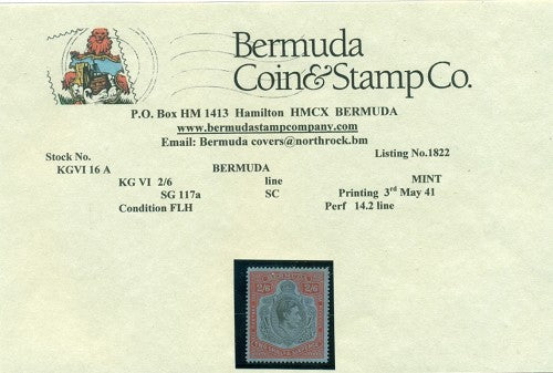 2/6 Third printing May 1941 -KGVI 16a