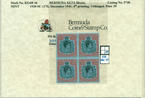 Block of KGVI KG6B 44