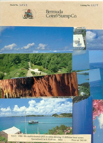 1986 QE2 40c card
