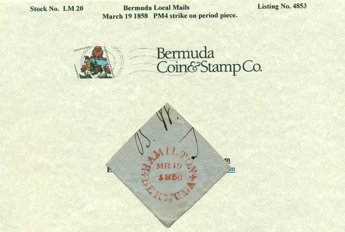 Local mail March 19, 1858