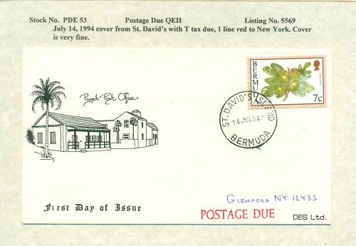 Postage Due QEII PDQ 53